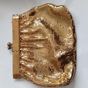 Gold Mesh Vintage Purse